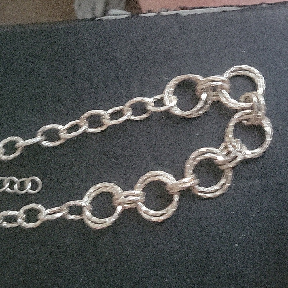 925 Twisted Silver Double Chain - image 1